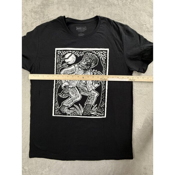 Universal Monsters Shirt Men's Large Wolfman Werewolf Horror Movie Tee Halloween - Picture 5 of 9